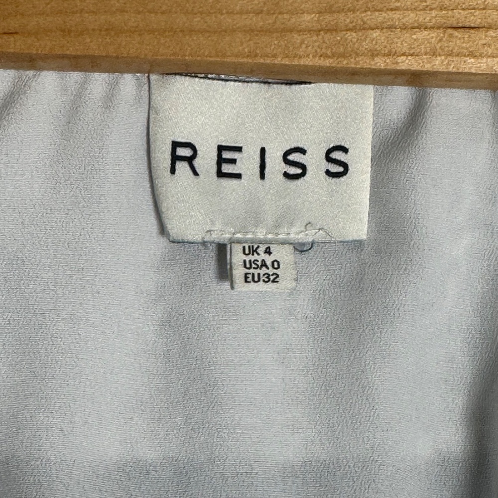 Reiss Nova Black and White Print Flowy Skirt Women's Sz. 4 US - Picture 11 of 12